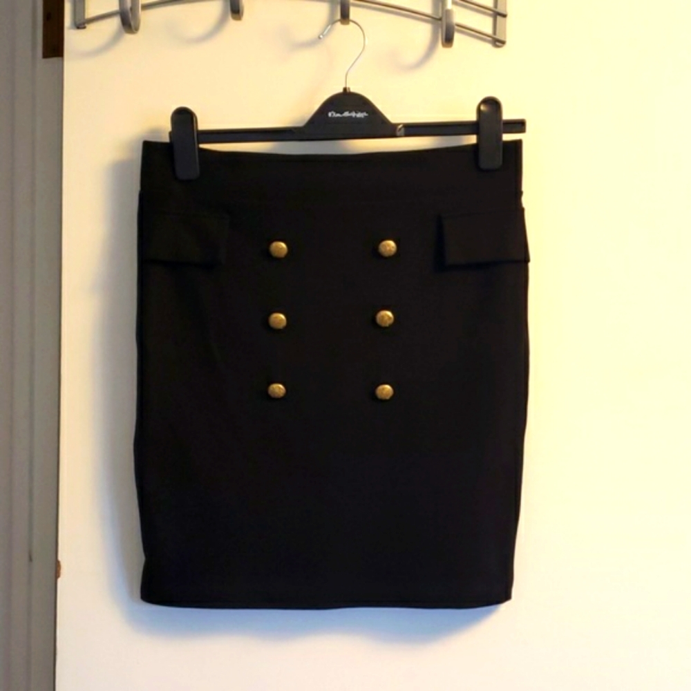 Miss Selfridge navy skirt